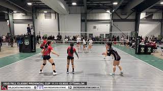 WILDCATS PANTHERS 18U VS. KW PREDATORS STRIVE 18U 2nd set