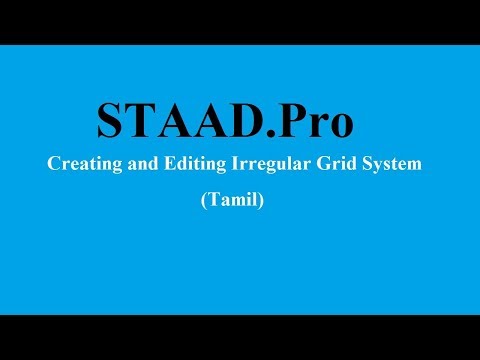STAAD.Pro Creating and