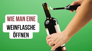 Wie bekomme ich den Korken aus dem Korkenzieher?