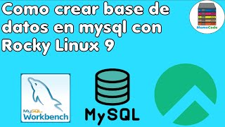 Como crear base de datos en MySQL con Rocky Linux 9