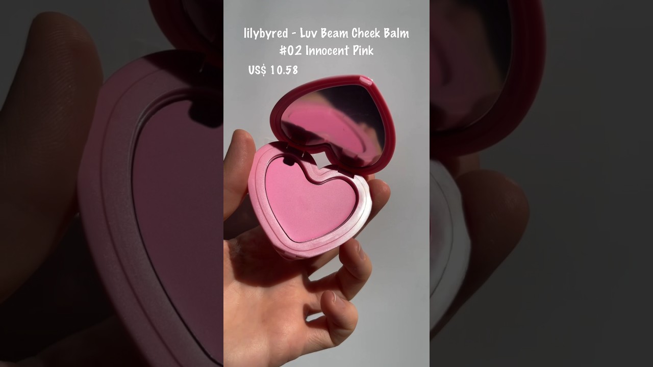 Heart shaped cream blush from Yesstyle