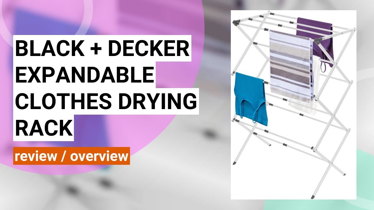 Review: BLACK + DECKER Expandable Clothes Drying Rack - Is It Worth It?