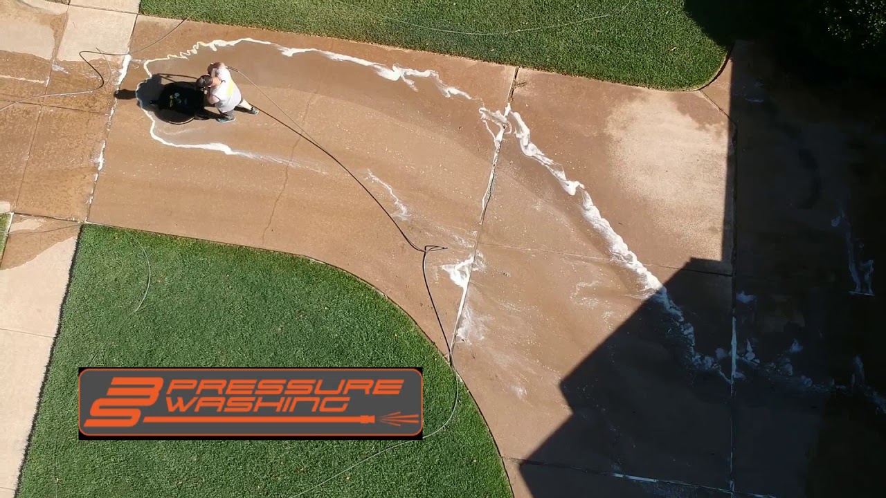 Surface cleaning with the 28" big guy 9.5 GPM YouTube