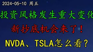 美股 重磅！投资风格发生重大变化！新抄底机会来了！NVDA、TSLA怎么看？GOOG迎来最强竞争对手！头肩大底！AFRM、DKNG、UBER、LULU、ROKU、PYPL、AAPL、MSFT、SOXL