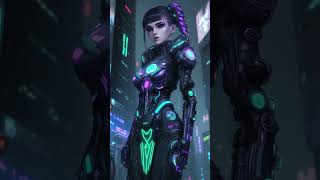 AI Artistry in 4K: Unveiling the Techno Muse - A Journey into Cyborg Girl's World