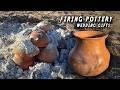 Primitive Pottery Firing: Special Wedding Gift in the Desert