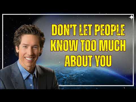 DON’T LET PEOPLE