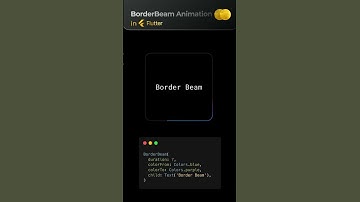 BorderBeam: Dynamic Animated Borders for Flutter Widgets