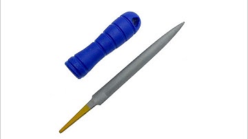 How to Use Jewelry Files- Valtitan Half Round Hand File Cut #2, (The Most Useful Jewelry File!)