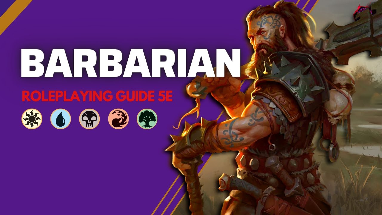 Barbarian Class Color Guide | Color Pie System - YouTube
