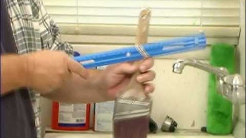 How to Clean Latex Paint Off Your Paintbrushes