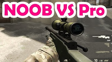 CS:GO Noob vs Pro | 1 VS 1 AWP Only