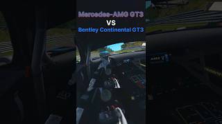 Mercedes-AMG GR3 vs Bentley Continental GT3 #mercedesamg #mercedesamggt3 #bentley #vr #simracing