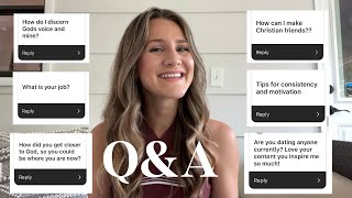 Q&A: Tips on Discipline, Hearing God's Voice, Finding Christian Friends, & TONS more!