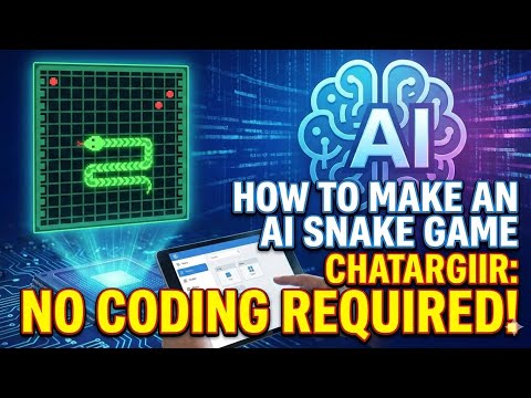How to Make a Game Without Code: AI Snake Tutorial for Beginners