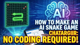 How To Make A Game Without Code Ai Snake Tutorial For Beginners