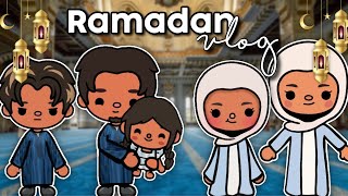 ✨ RAMADAN VLOG 🕌 🌙 🎥  ||Toca boca life world 🌎 FAMILY roleplay *with voice* 🗣️