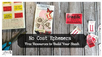 CREATING EPHEMERA FOR FREE | STASH BUILDERS | LIVIE