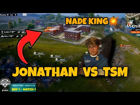 NADE KING💥 | JONATHAN vs TSM vs SOUL | RUSH GAMEPLAY | JONATHAN GAMING | INTENSE | MN squad