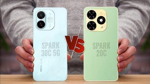 Tecno Spark 30c 5G vs Tecno Spark 20C ⚡ Full comparison of specs and design