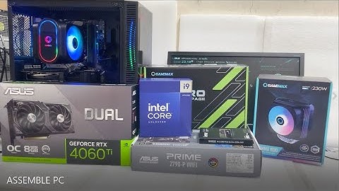 Building a High-End Gaming PC with RTX 4060 Ti & i9-14900k 14th Gen | Building a High-End Gaming PC