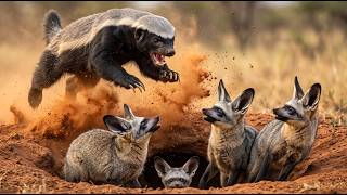 Honey Badger vs Bat-Eared Foxes | Ultimate Baby Survival | Fearless Attack Update