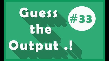 Guess The Output Series (#33) | C Language