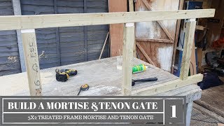 Build a Mortise and Tenon Gate.. part 1