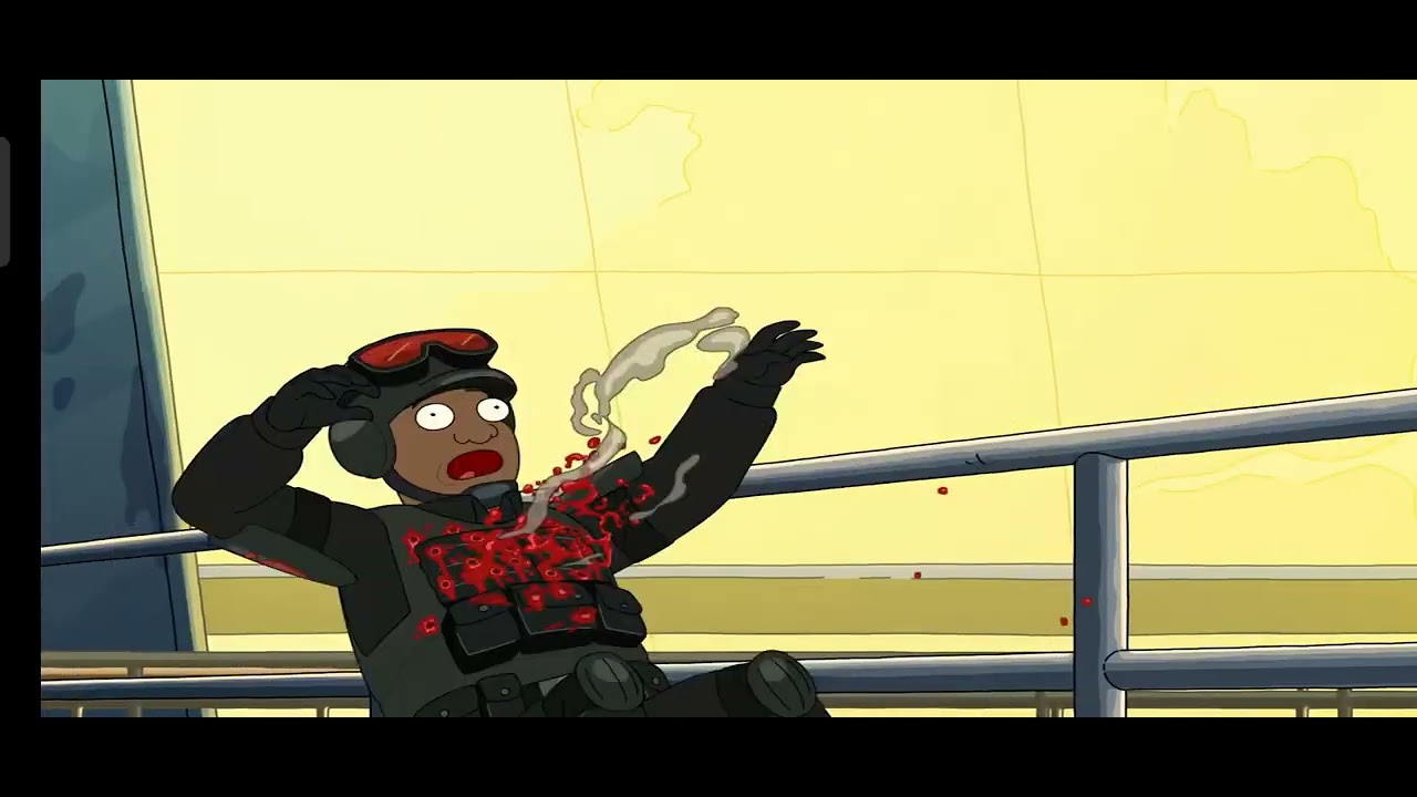 Rick Riot Rick and Morty | Rick takes on guy who can't be killed - YouTube