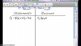 2-6 Algebraic Proof