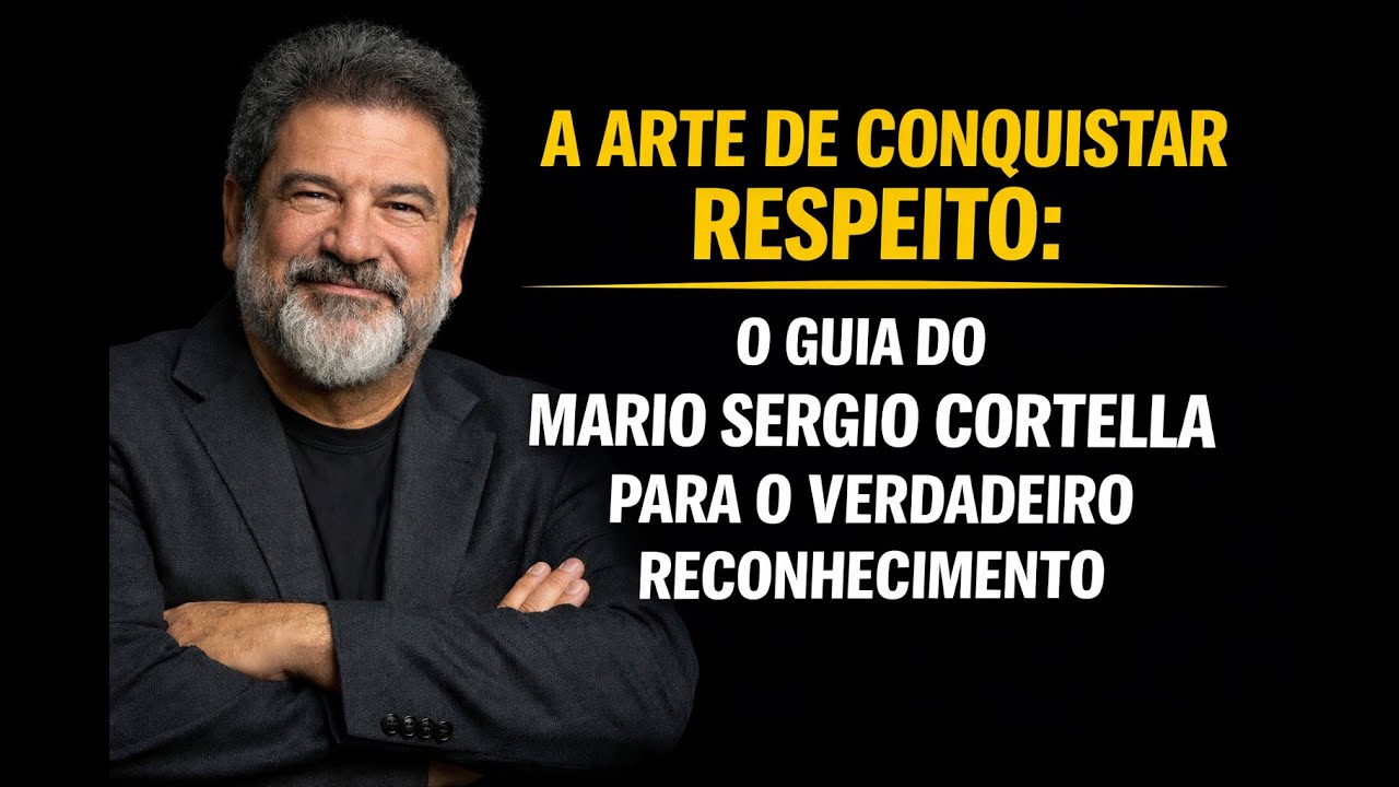A Arte de Conquistar Respeito: O Guia do Mario Sergio Cortella para o Verdadeiro Reconhecimento