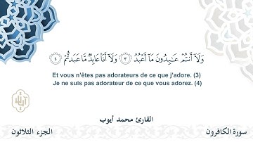 سورة الكافرون - القارئ محمد أيوب | مشروع #100ختمة