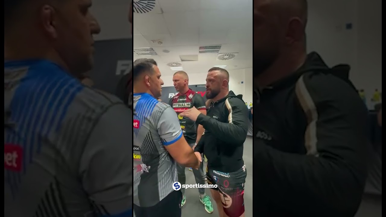 Fabjan i Moeil posle meča čestitaju jedan drugom 