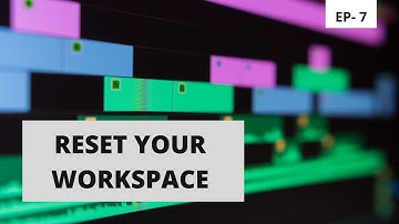 Premiere Pro : How to Reset All Settings and Preferences