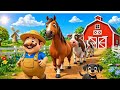 Old MacDonald Had a Farm | toddlers learning videos | english rhymes for babies | Animals song
