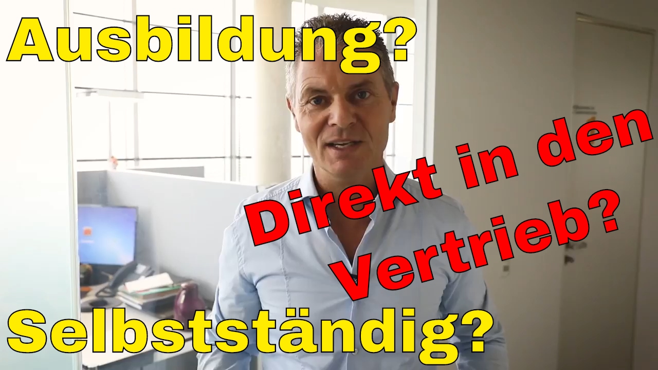 Ausbildung: Ja oder nein ?? Erfolgreich im Vertrieb ohne kaufmännische Ausbildung? ??? Q&A - YouTube