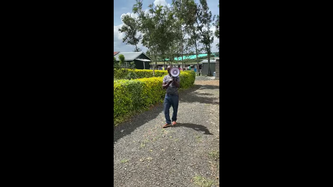 Tony Testing The Bullhorn