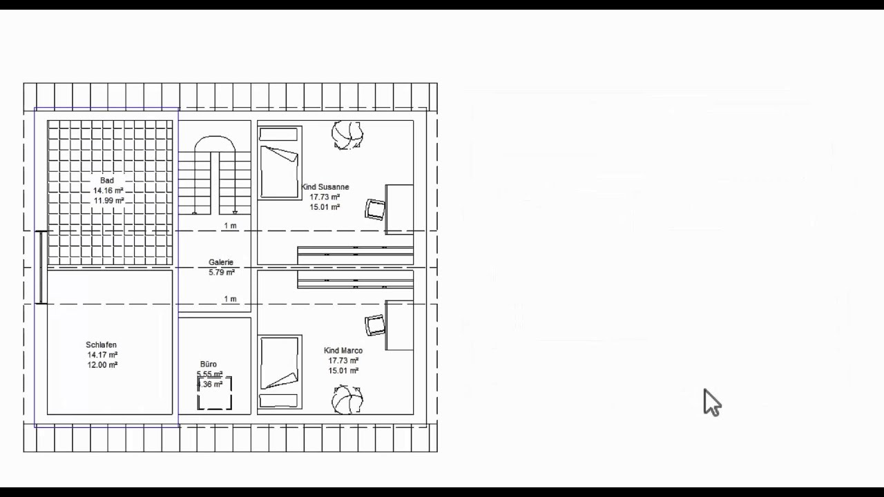 Decke - Darstellung im Grundriss - YouTube