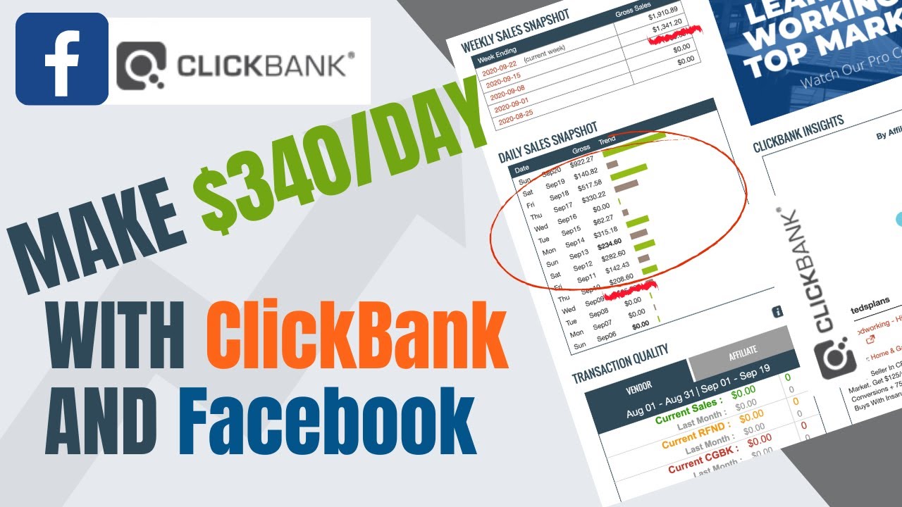 How I Make Money With ClickBank And Facebook