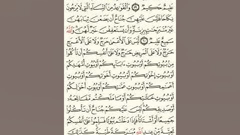 ماهر المعيقلي سورة النور مكتوبة صفحة 358 مصحف المدينة المنورة جودة عالية