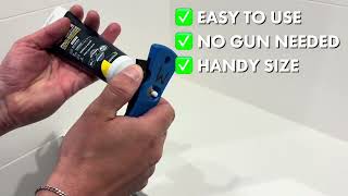 How to use OB1 Multi Surface Construction Sealant & Adhesive 80ml squeezy tube