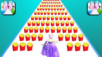 Bridal Dress Up Run in Max Level IOS Android Gameplay Girl Walkthrough Run Mobile Trailer New Update