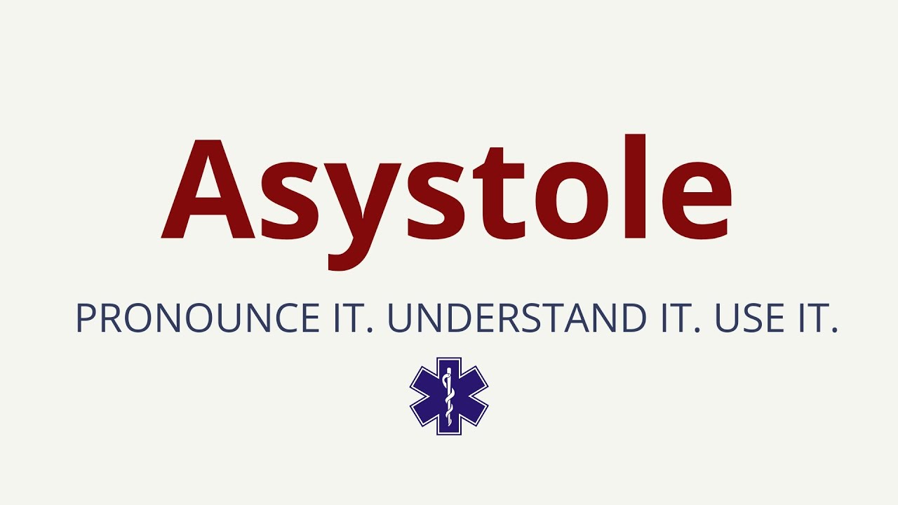 How to Pronounce Asystole | Asystole Pronunciation | Medical Terms
