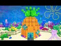 Minecraft Tutorial | How to Build Spongebob's Pineapple House + Inside | 1.16 Underwater House