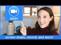 ZOOM FOR BEGINNERS | SCREEN SHARE AND MORE