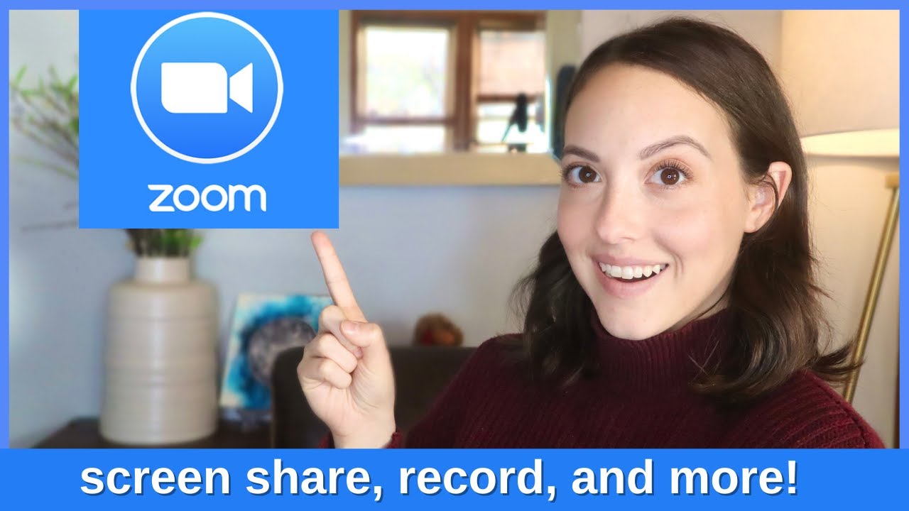 ZOOM FOR BEGINNERS  SCREEN SHARE AND MORE 