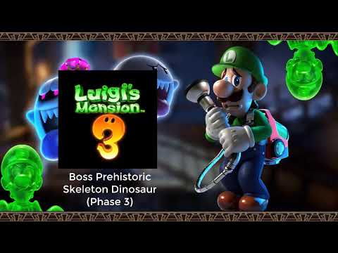 Luigi S Mansion 3 Music 9f Boss Prehistoric Skeleton Dinosaur Phase 3 Youtube