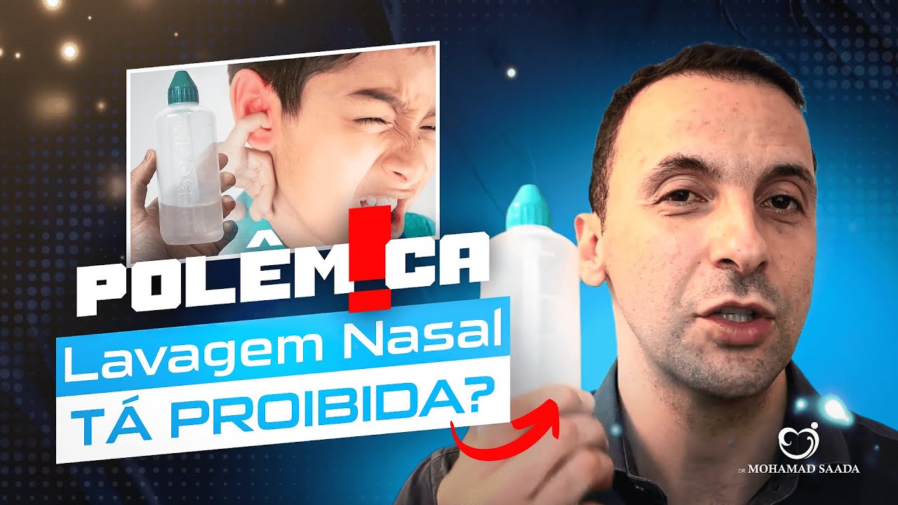 POLÊMICA: LAVAGEM NASAL CAUSA OTITE EM CRIANÇAS? SERÁ MESMO? VOCÊ PRECISA VER ESTE VÍDEO