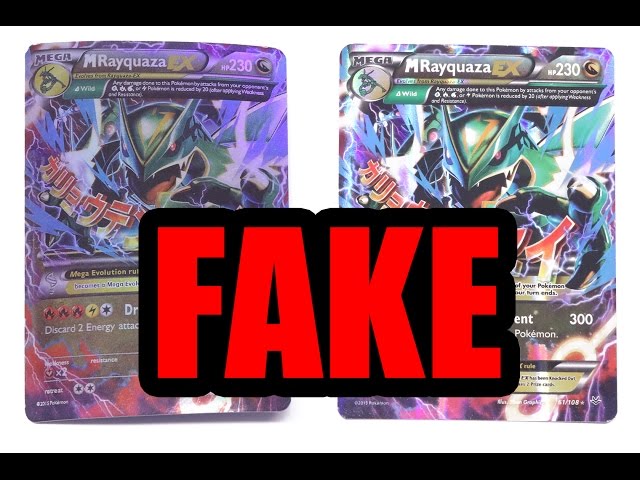 Do Not buy Pokemon cards from  or  - EASY how to spot fake 