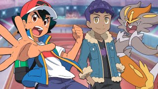 Ash VS Hop!!!- Pokemon Journeys Rewrite